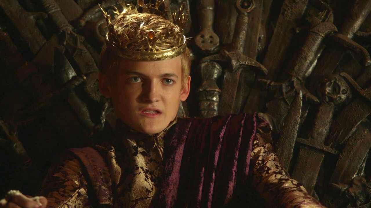 Joffrey on Throne