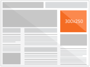 Example of an inline rectangle ad banner