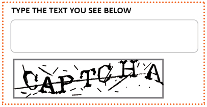 Example of Captcha