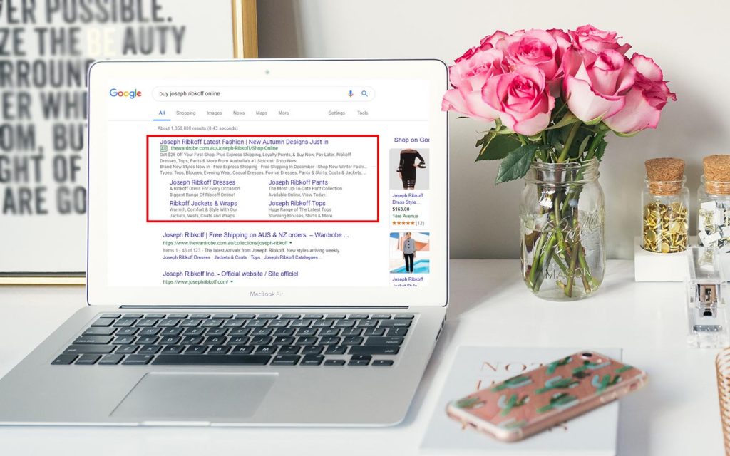 Google Ads - Wardrobe Fashion