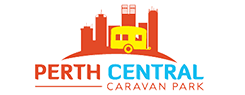 perth central caravan park logo