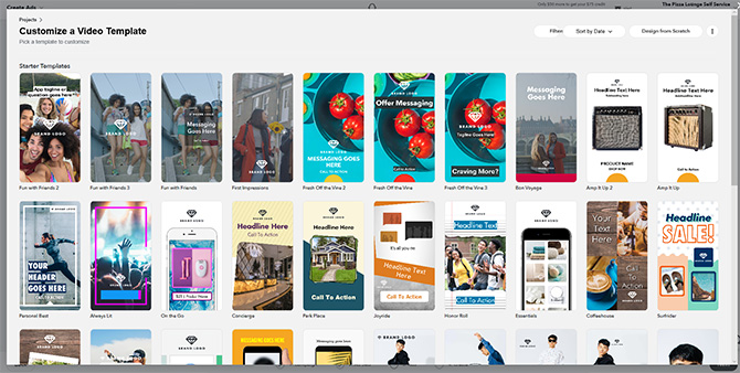 Snapchat Ads Template Library