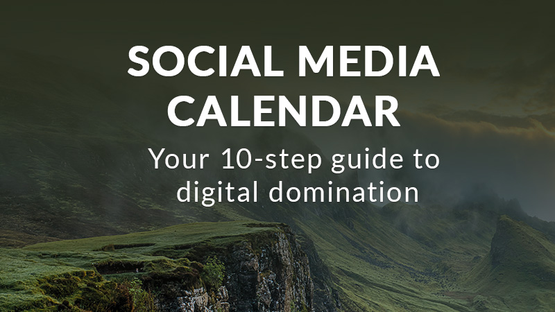 social media calendar blog