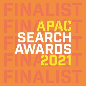 APAC 2021 Search Award Finalist