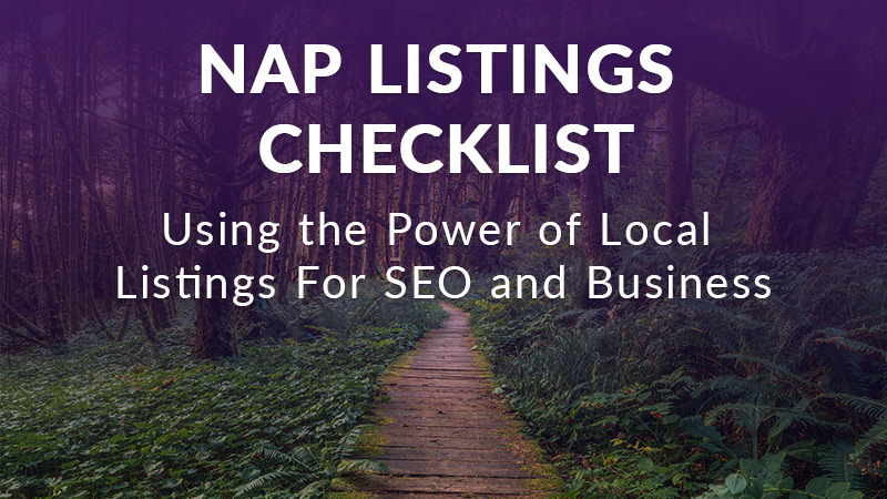 NAP Listings Checklist